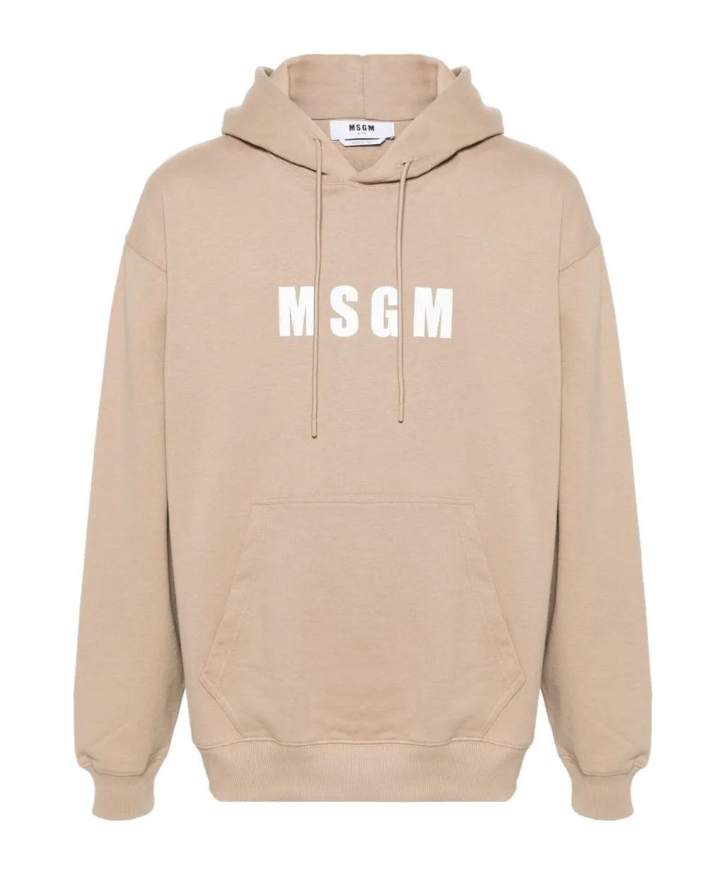 Logo Printed Drawstring Hoodie