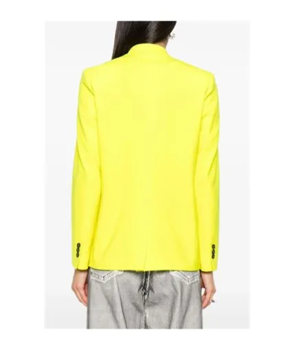 Single-Breasted Peak-Lapels Tailored Blazer