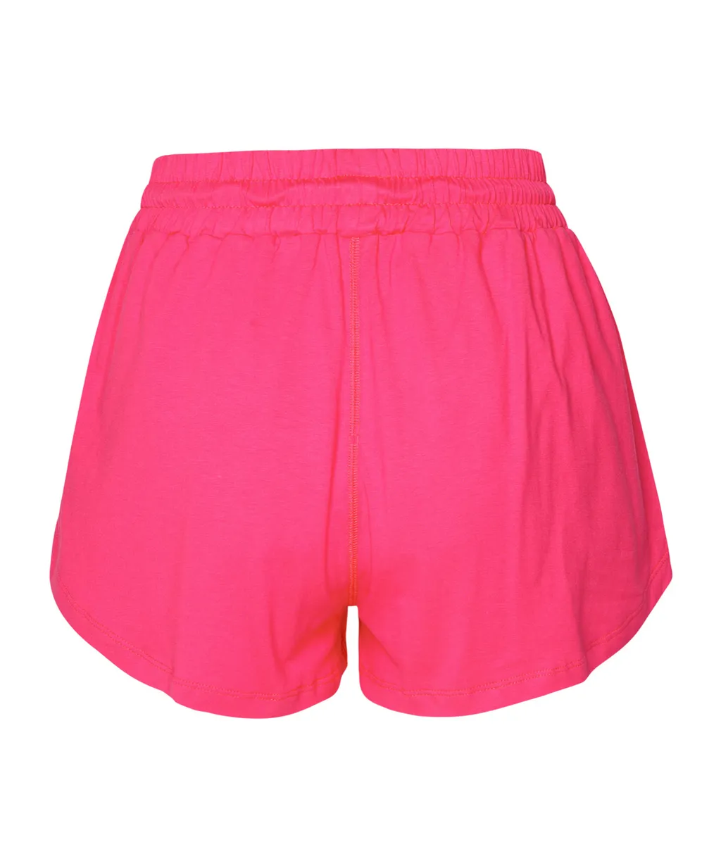 Logo Embroidered Drawstring Shorts