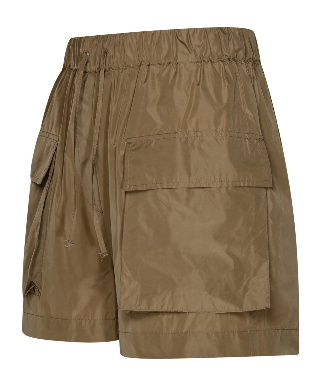 High Waist Cargo Shorts