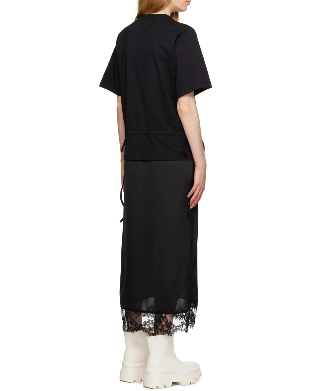 Layered Midi T-Shirt Dress