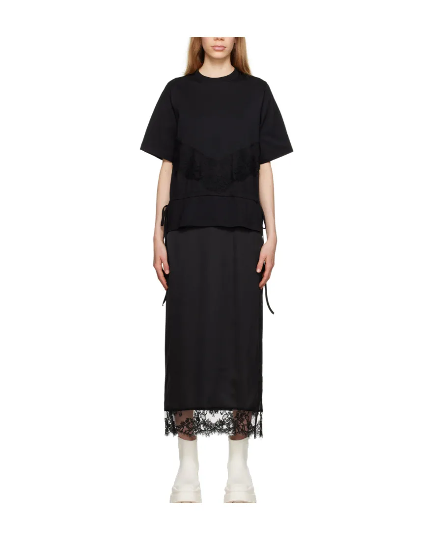 Layered Midi T-Shirt Dress