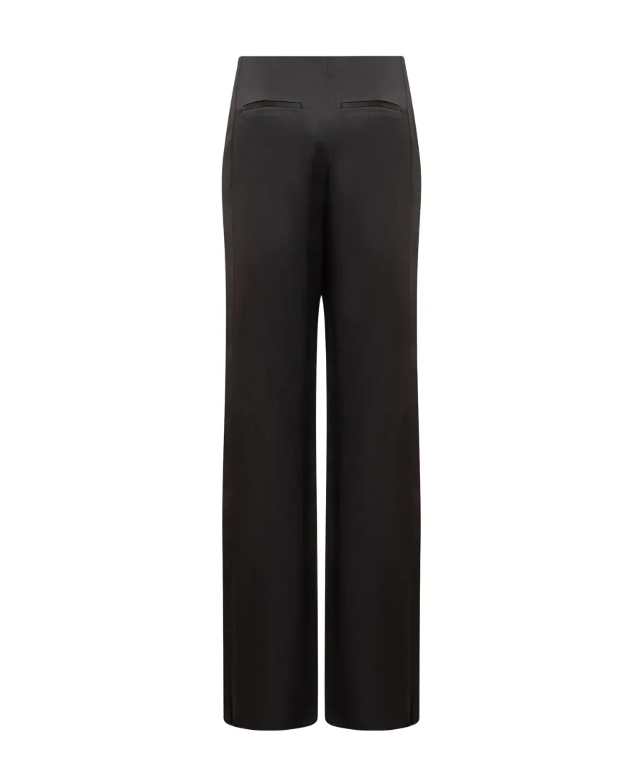 High-Waist Long Length Satin Pants