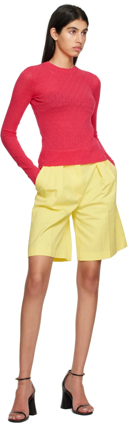 T-Shirt With Round Neck And Long Sleeves