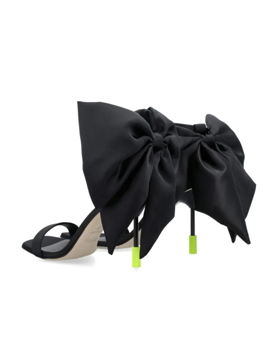 Bow-Detail 100Mm Leather Sandals