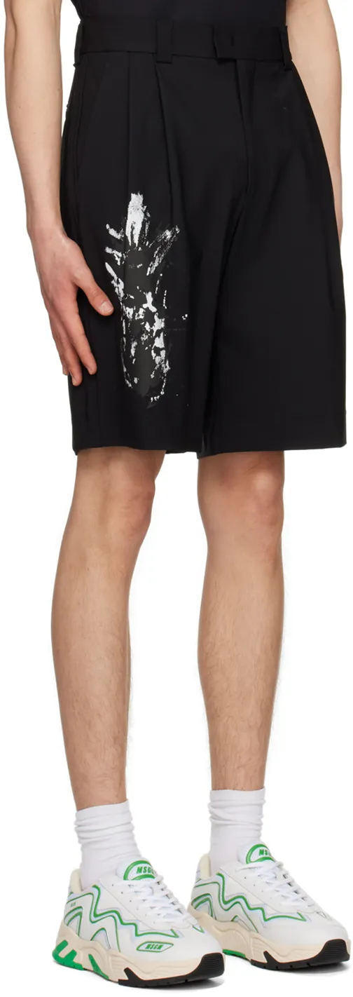 Paint Splash Detail Shorts