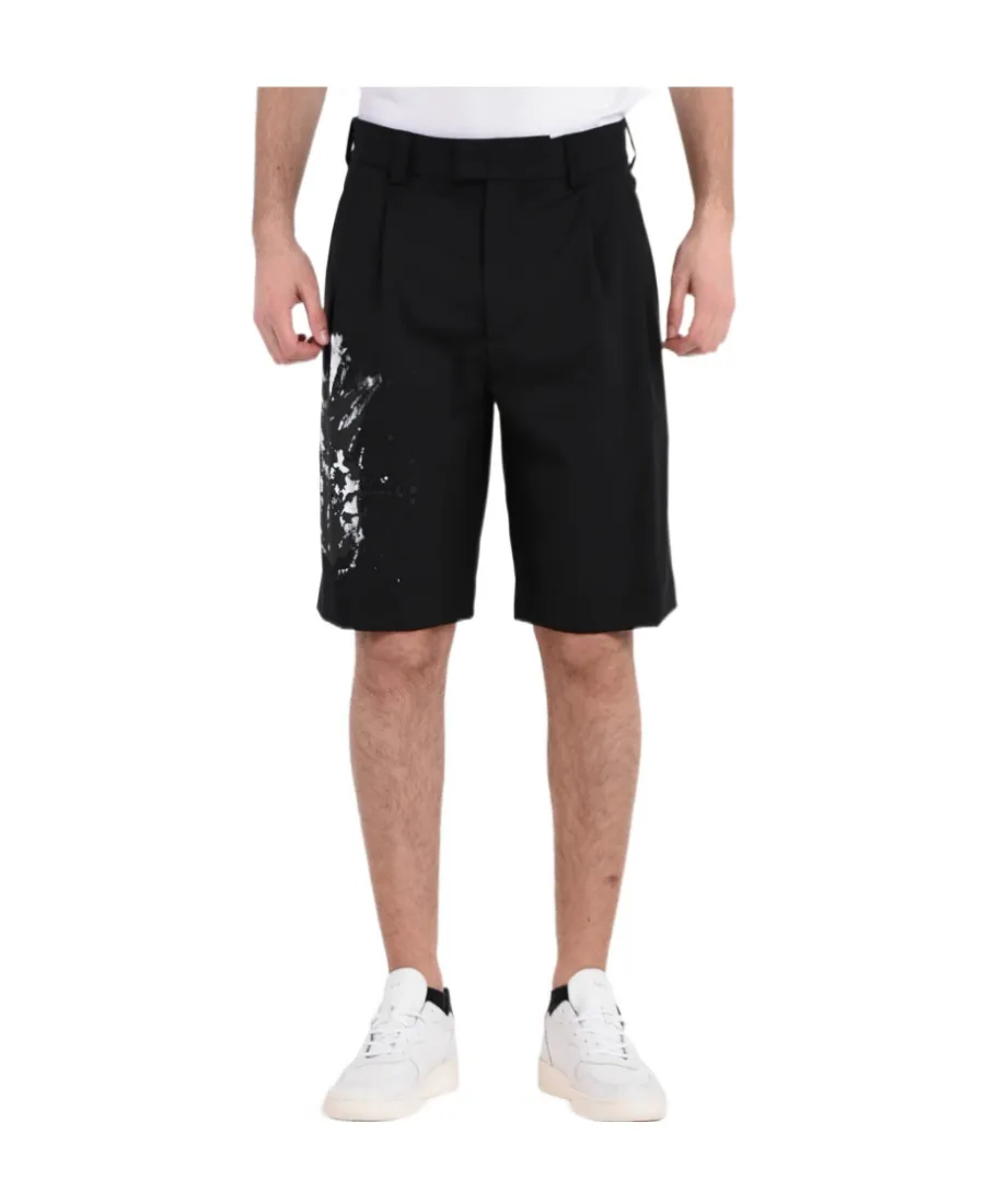 Paint Splash Detail Shorts