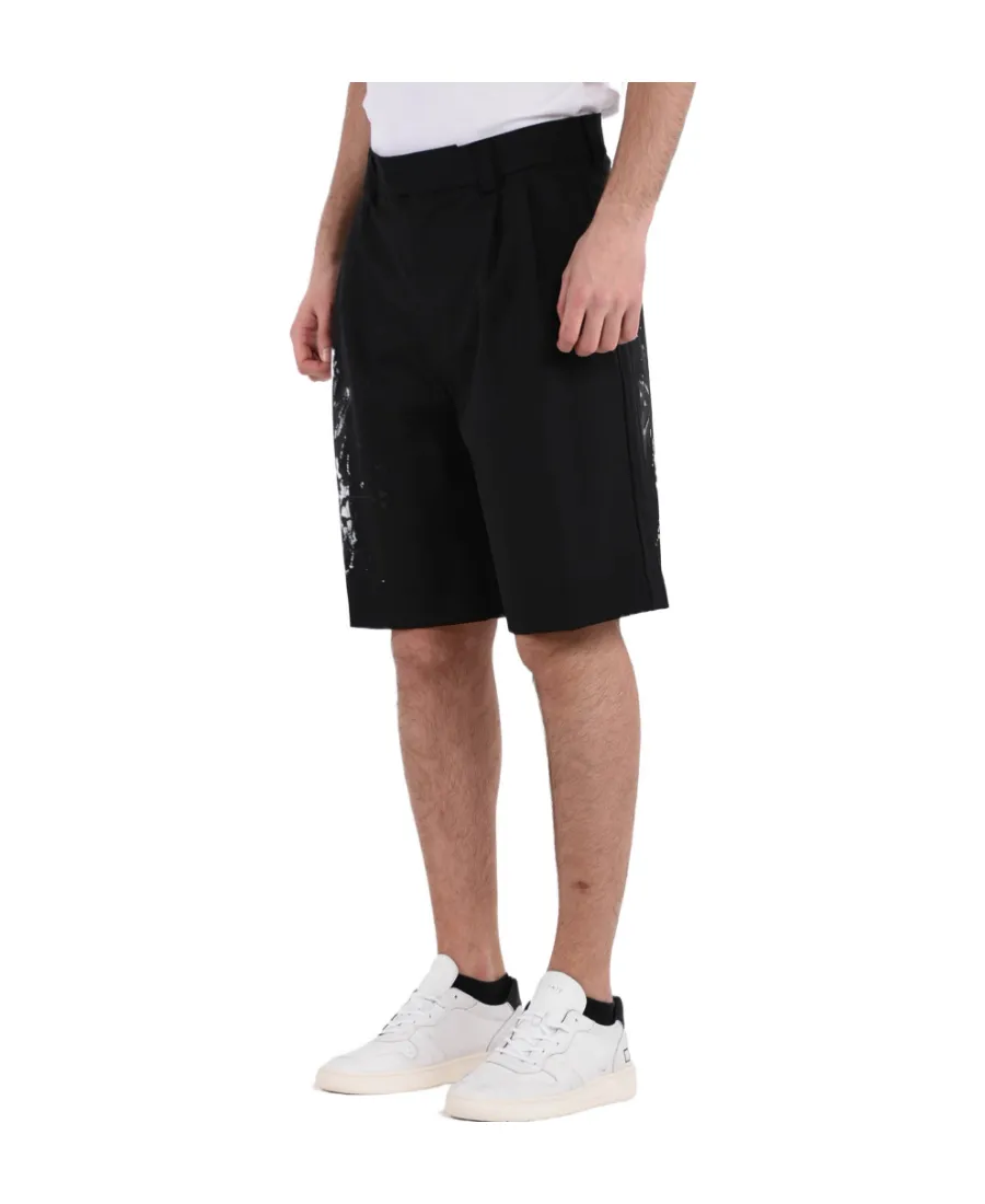 Paint Splash Detail Shorts