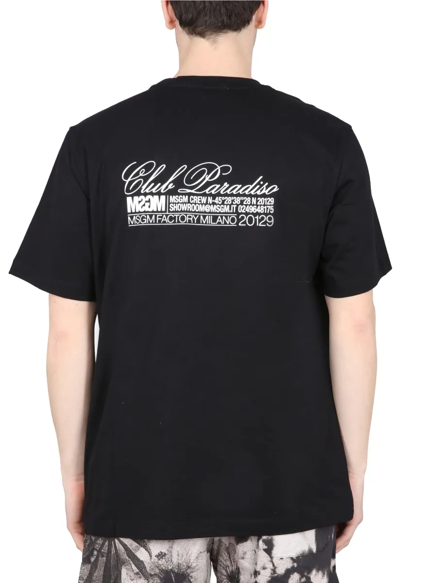 Logo Printed Crewneck T-Shirt