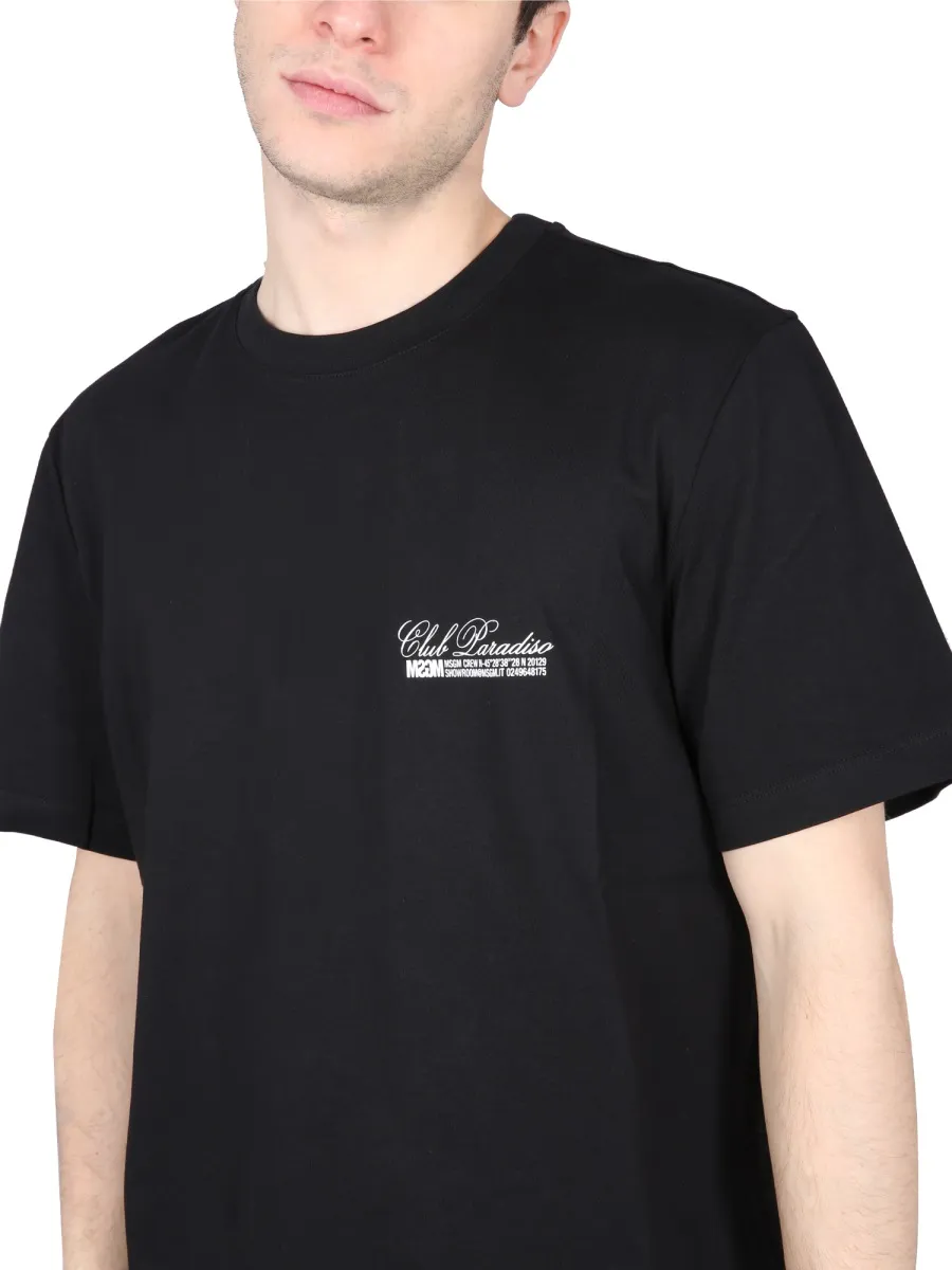 Logo Printed Crewneck T-Shirt