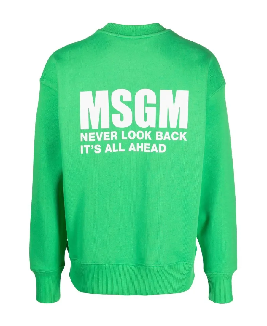 Logo Printed Crewneck Sweatshirt