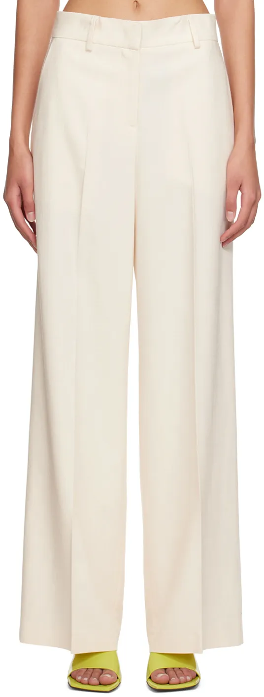 Straight-Leg Tailored Trousers