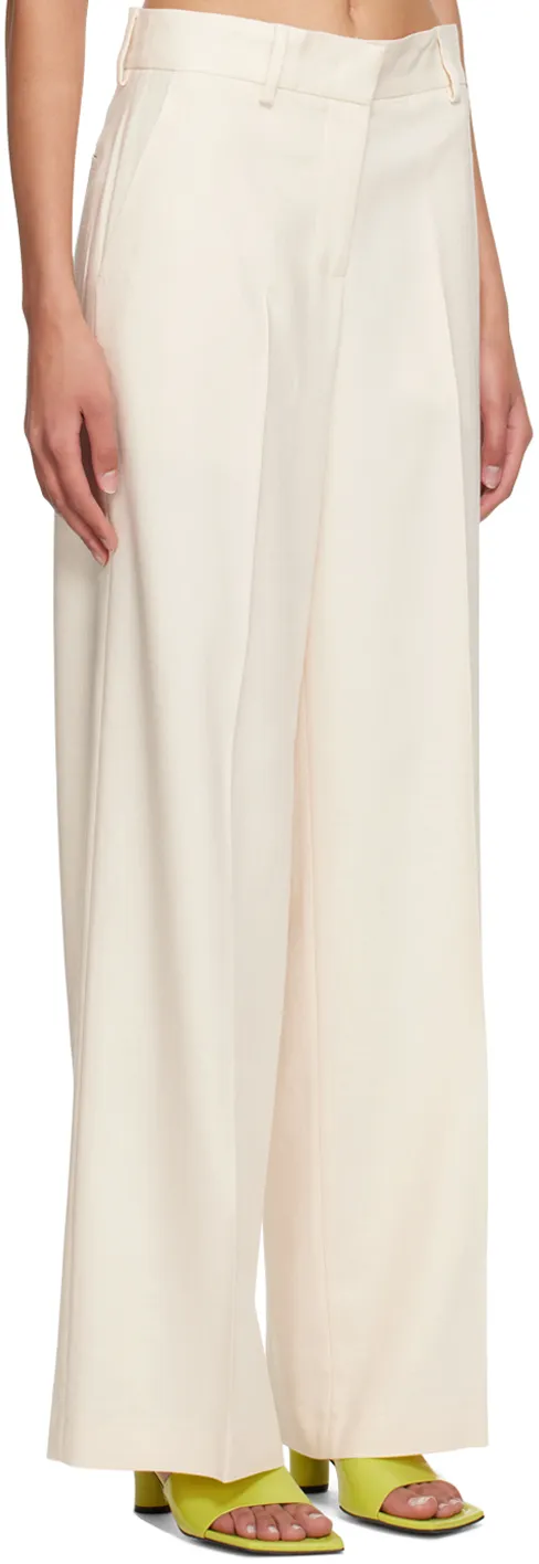 Straight-Leg Tailored Trousers