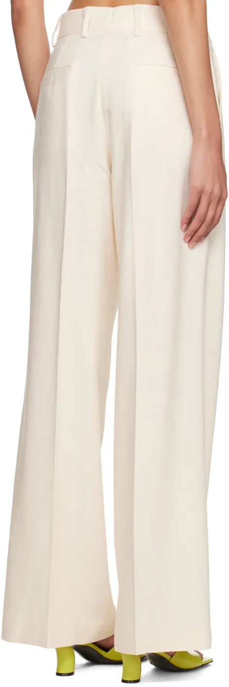 Straight-Leg Tailored Trousers