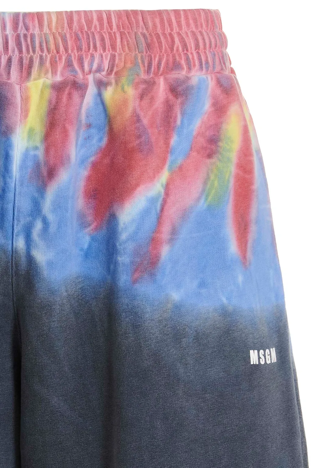 Logo Printed Tie Dyed Bermuda Shorts