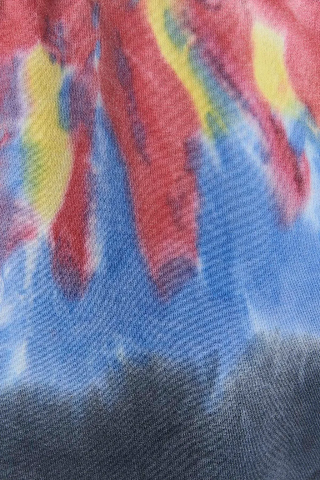 Logo Printed Tie Dyed Bermuda Shorts