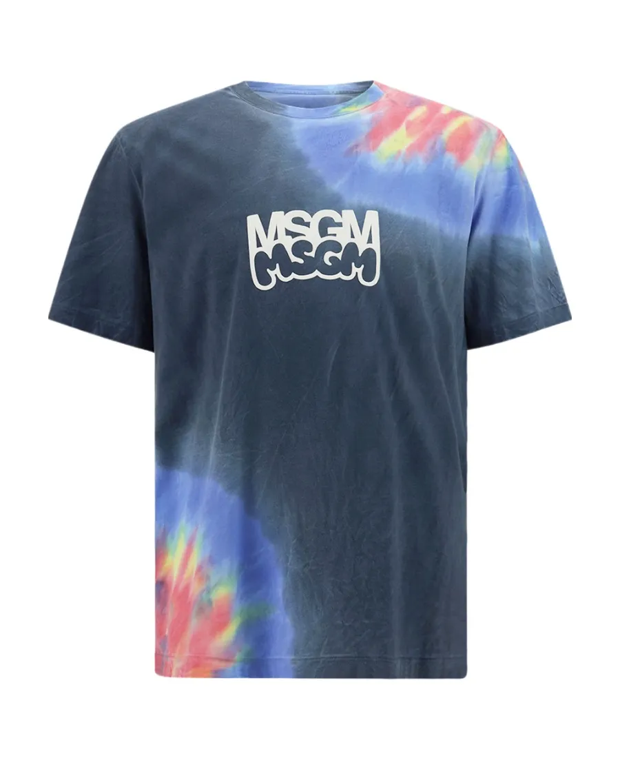 Tie-Dyed Crewneck T-Shirt