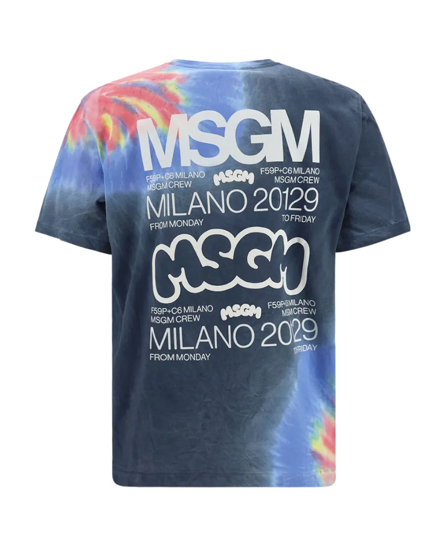 Tie-Dyed Crewneck T-Shirt
