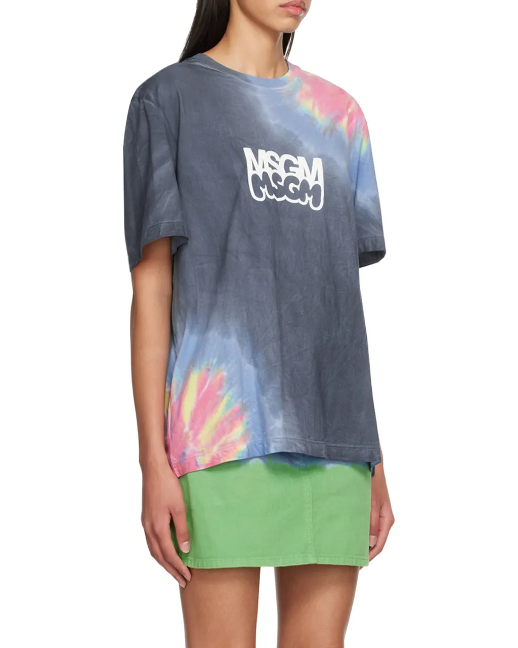 Tie-Dyed Crewneck T-Shirt