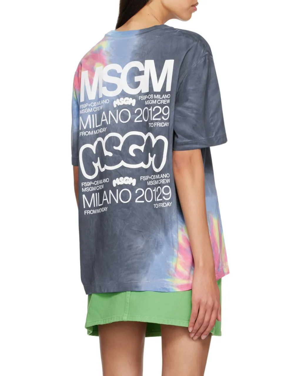 Tie-Dyed Crewneck T-Shirt
