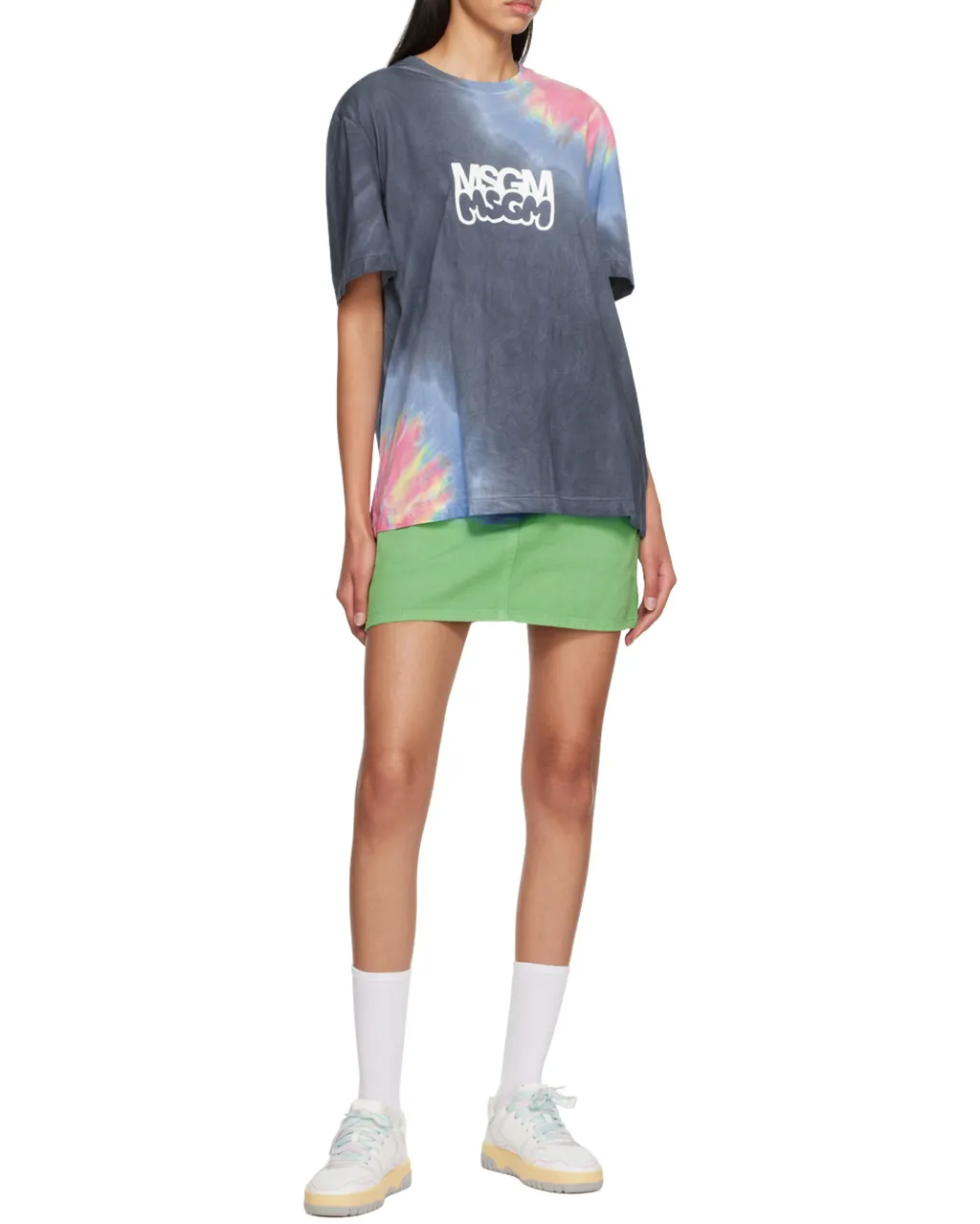 Tie-Dyed Crewneck T-Shirt