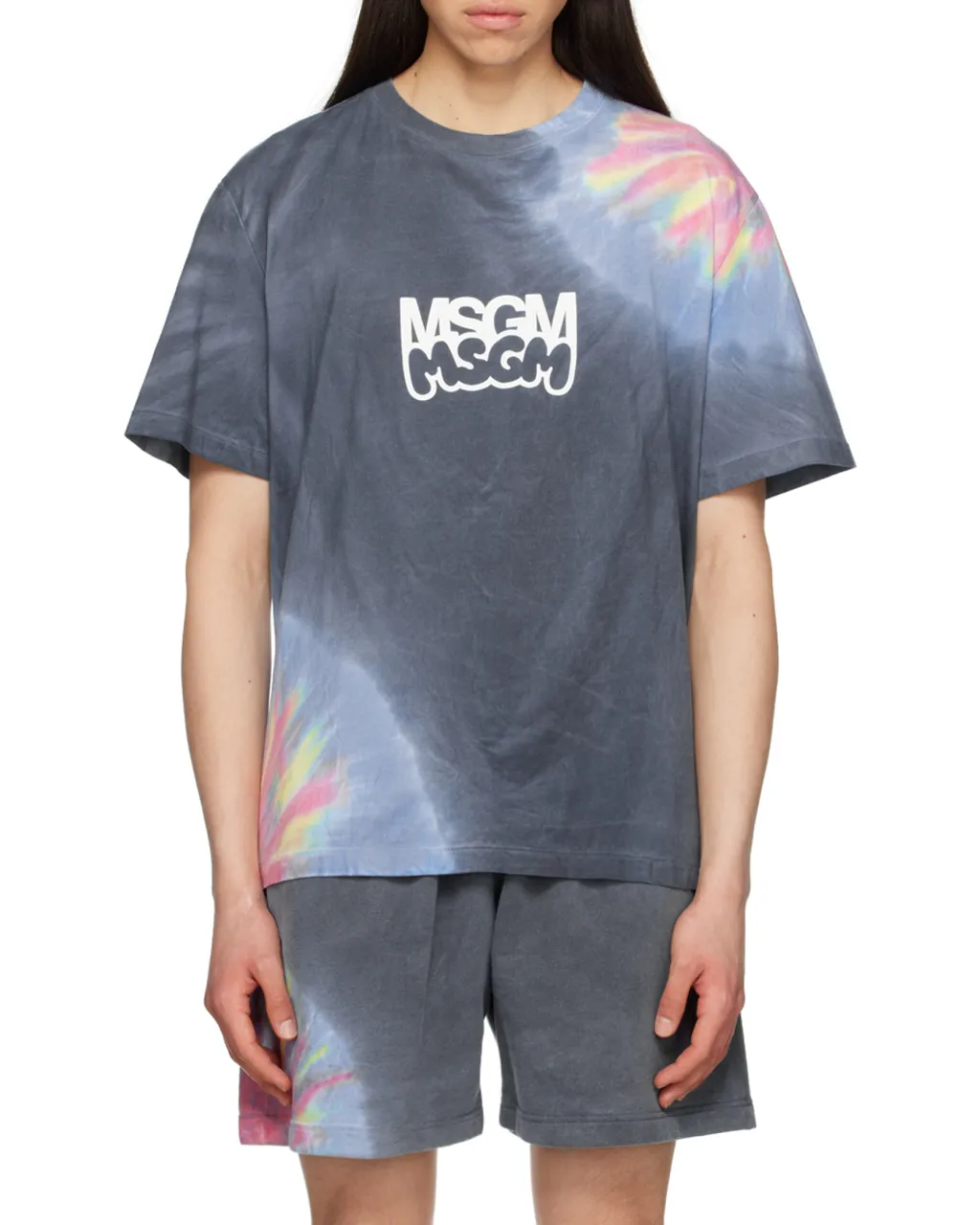 Tie-Dyed Crewneck T-Shirt