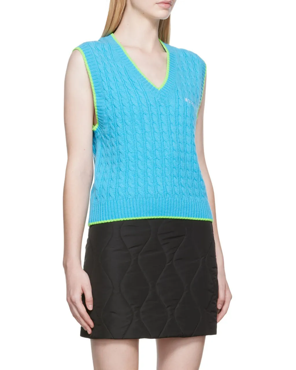 Embroidered-Logo Knit Vest