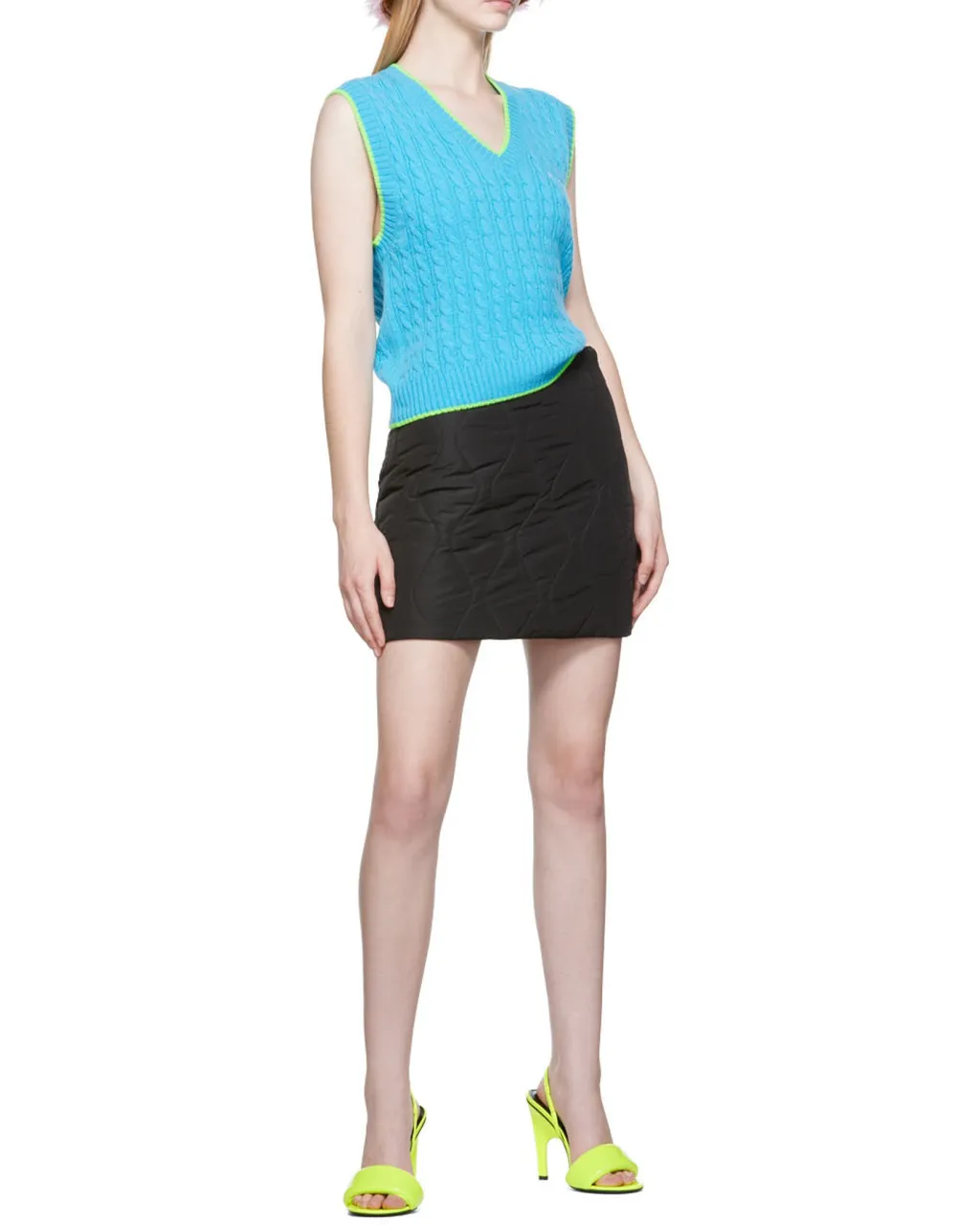 Embroidered-Logo Knit Vest