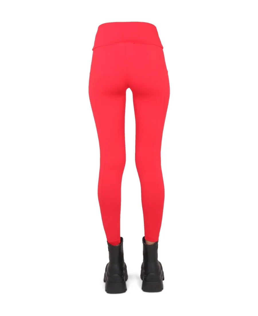 Logo Detailed High Waist Leggings