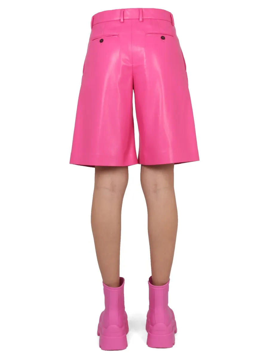 Wide-Leg Knee-Length Shorts