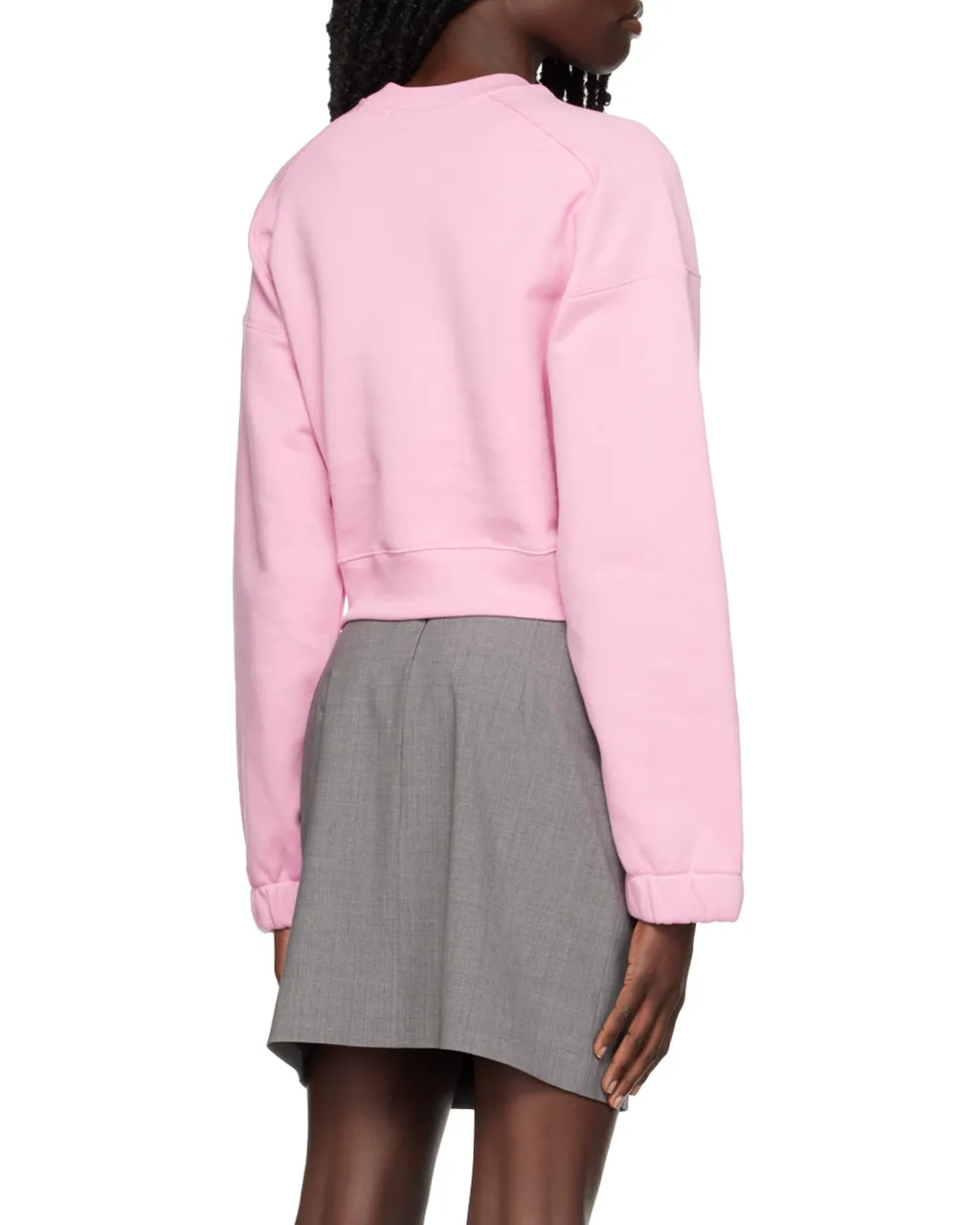 Logo-Printed Cropped Sweatshirt