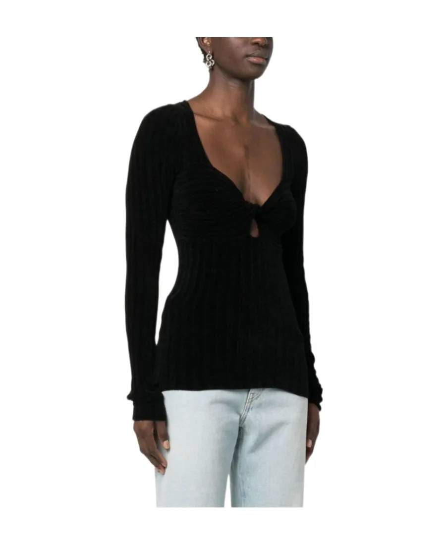 Knot Detailed Slim Fit Top