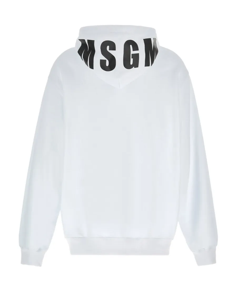 Logo Printed Drawstring Hoodie