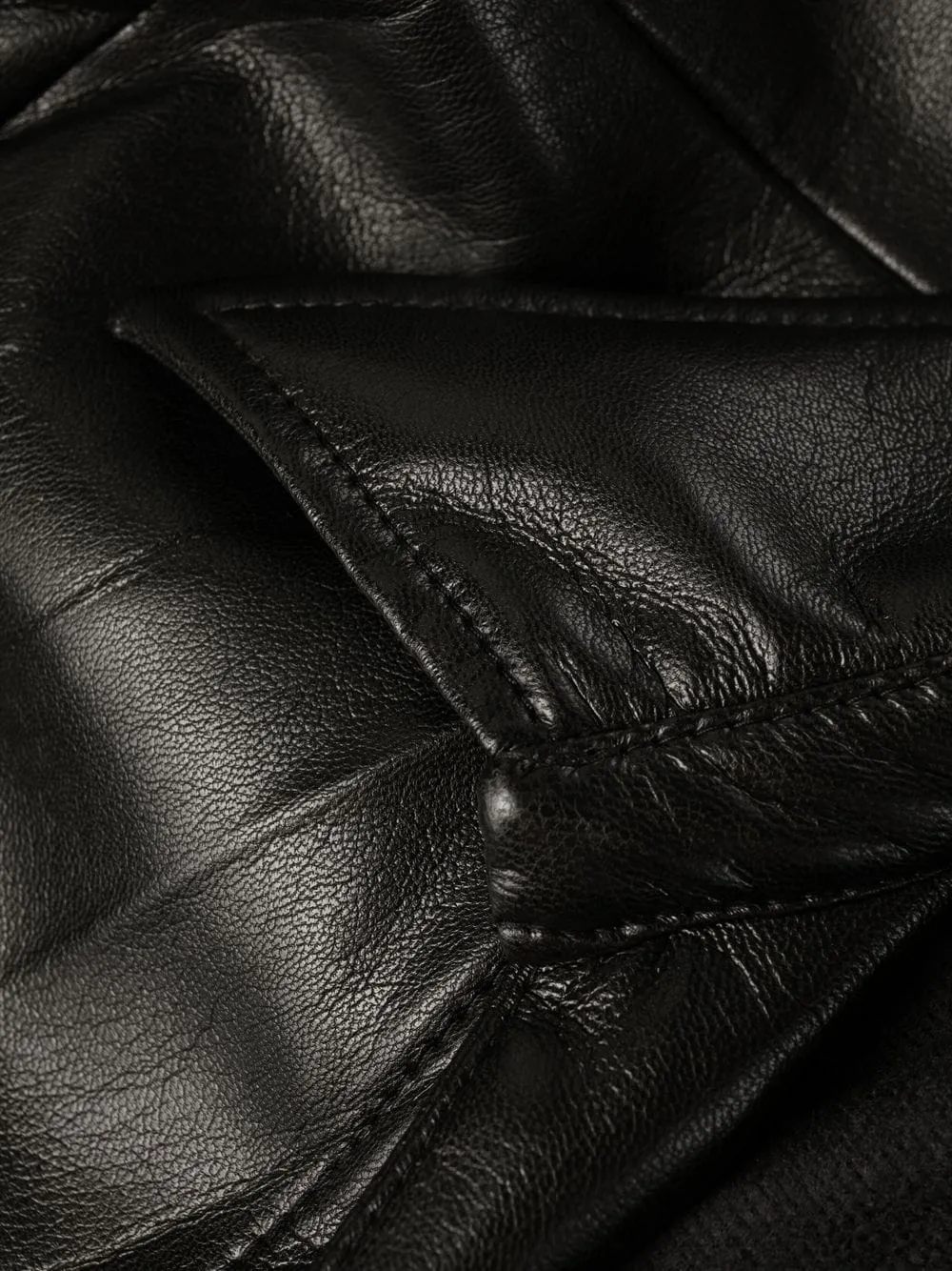 Faux-Leather Pleated Dress