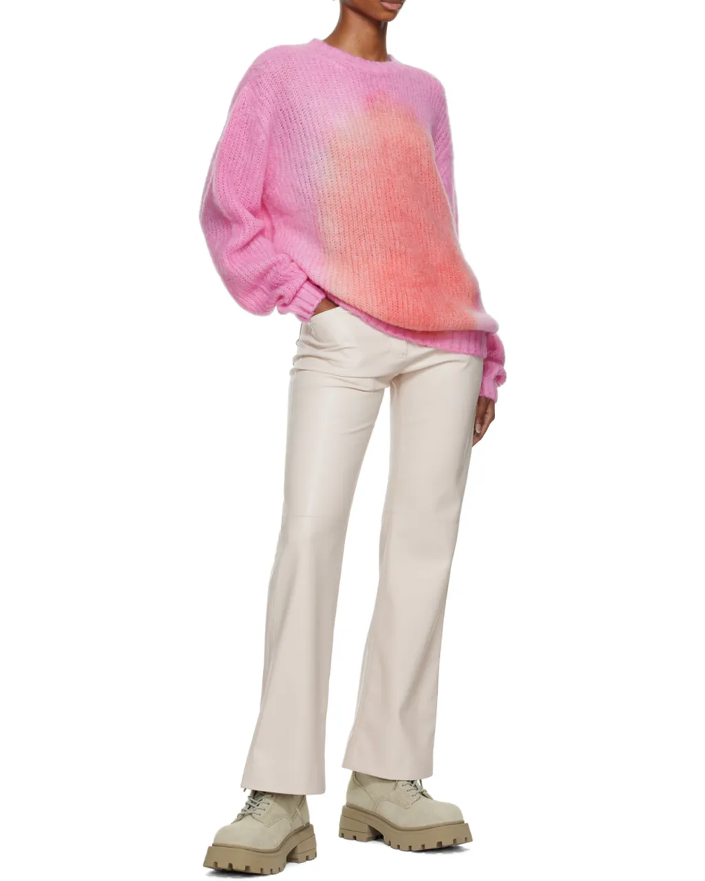 High-Waist Flared Pants