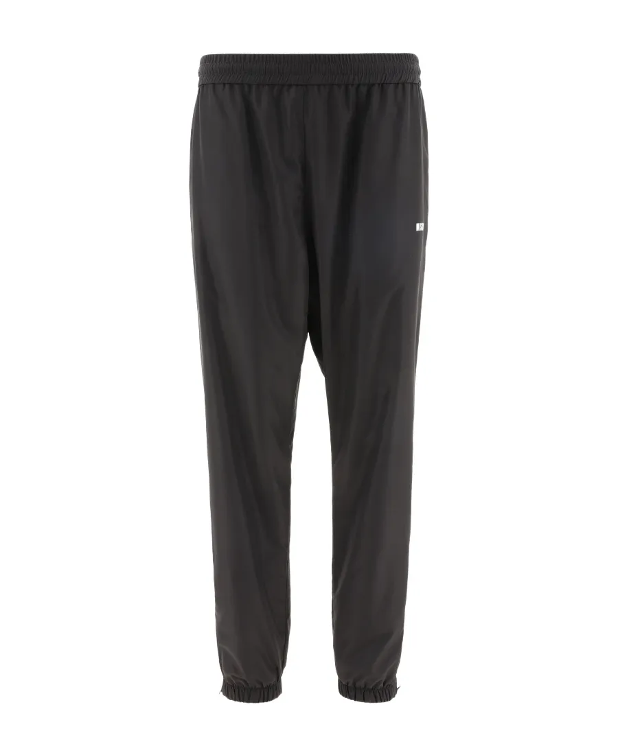 Logo Printed Elastic Waist Pants
