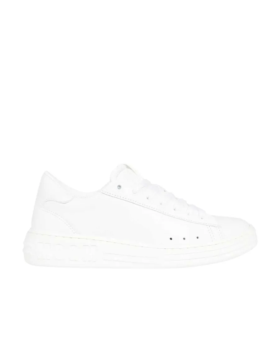 Logo-Detail Leather Sneakers