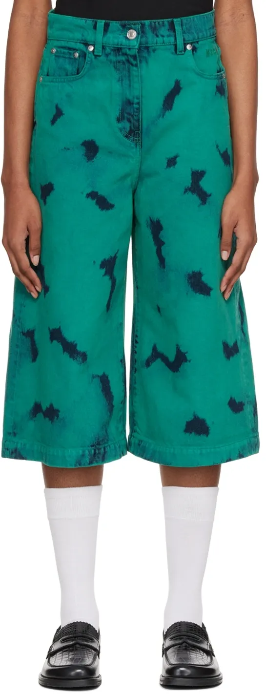 Logo Tie-Dyed Jeans
