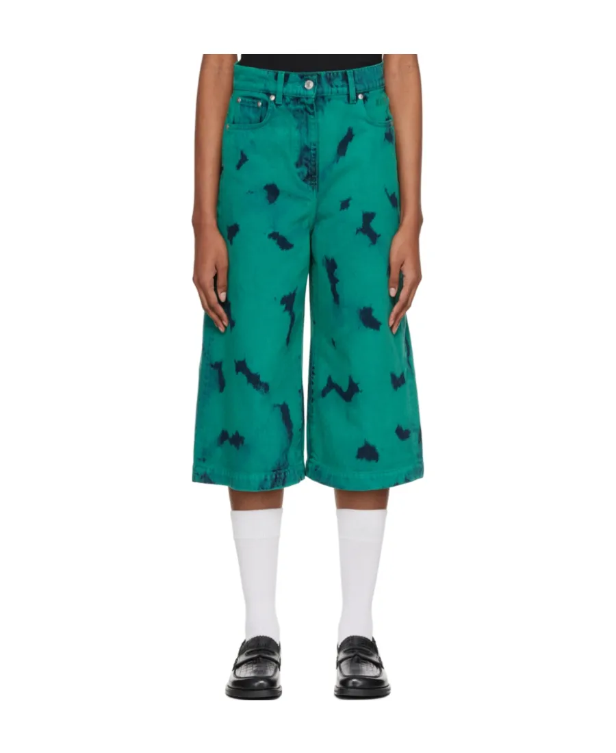 Logo Tie-Dyed Jeans