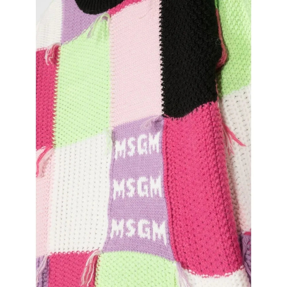 Distressed Patchwork Jumper