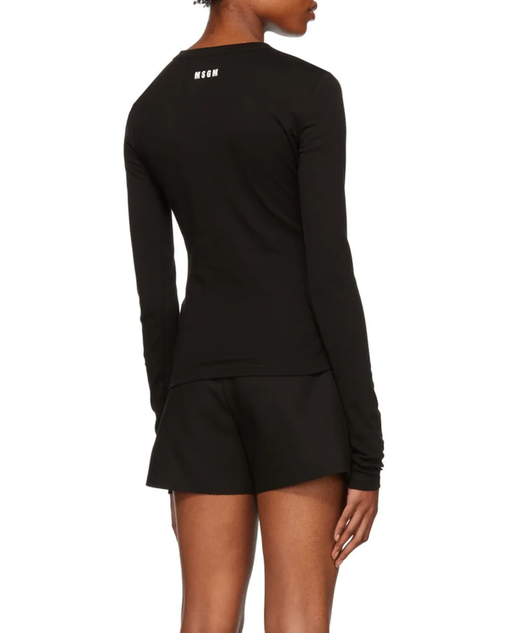 Rope Hollowed-Out Long-Sleeved T-Shirt