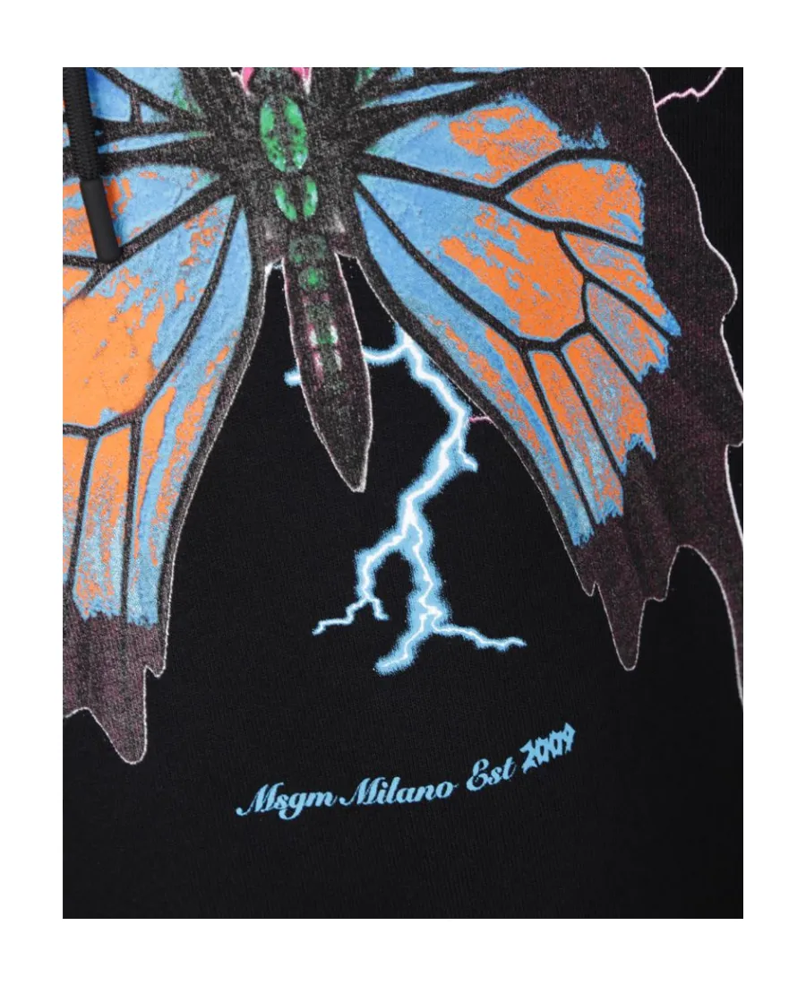 Graphic-Print Cotton Hoodie