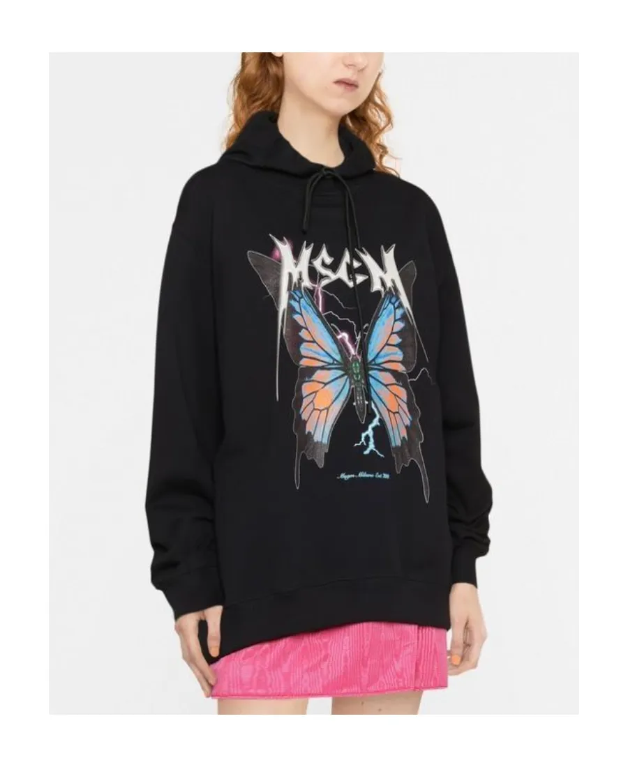 Graphic-Print Cotton Hoodie