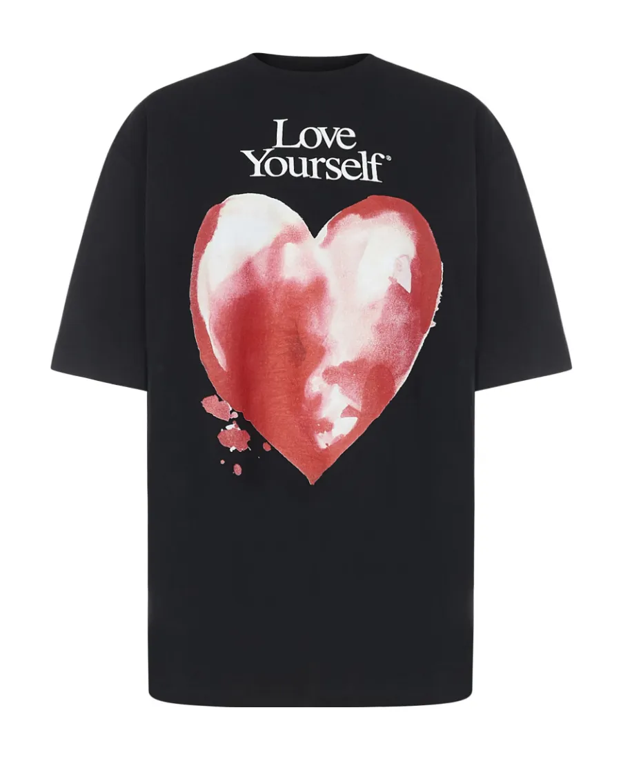 Heart-Print T-Shirt