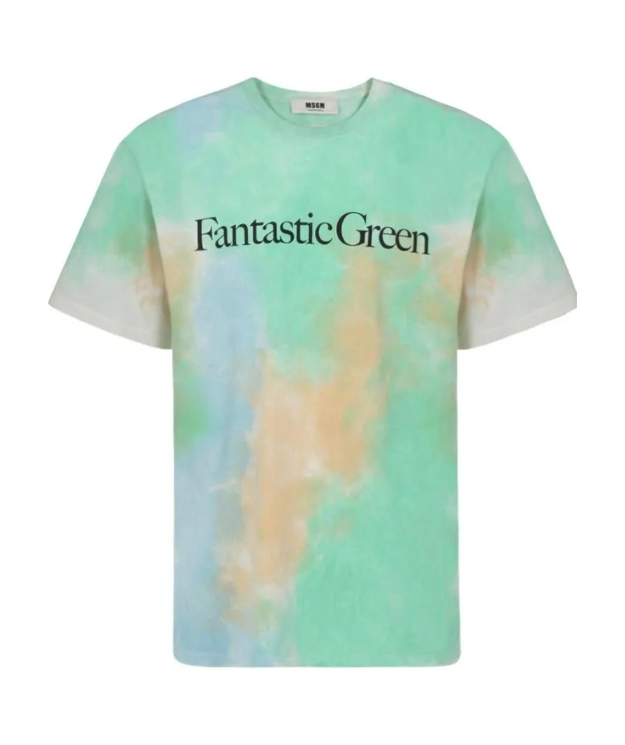 Tie-Dyed Crewneck T-Shirt