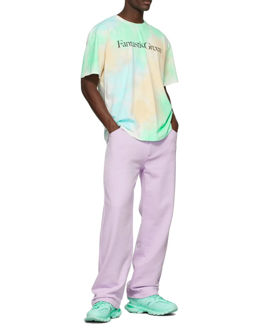 Tie-Dyed Crewneck T-Shirt