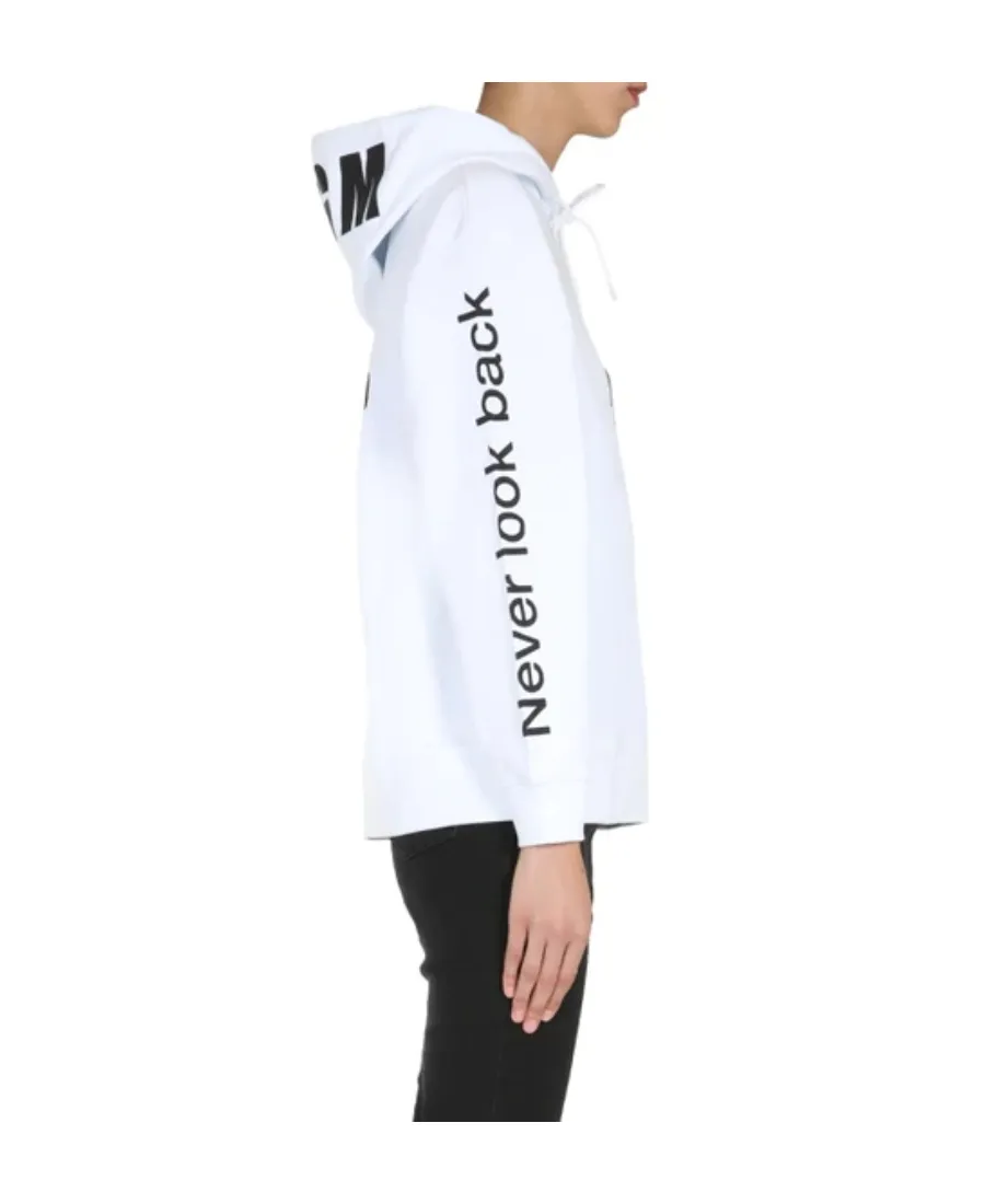 Logo Printed Hooded Sweater