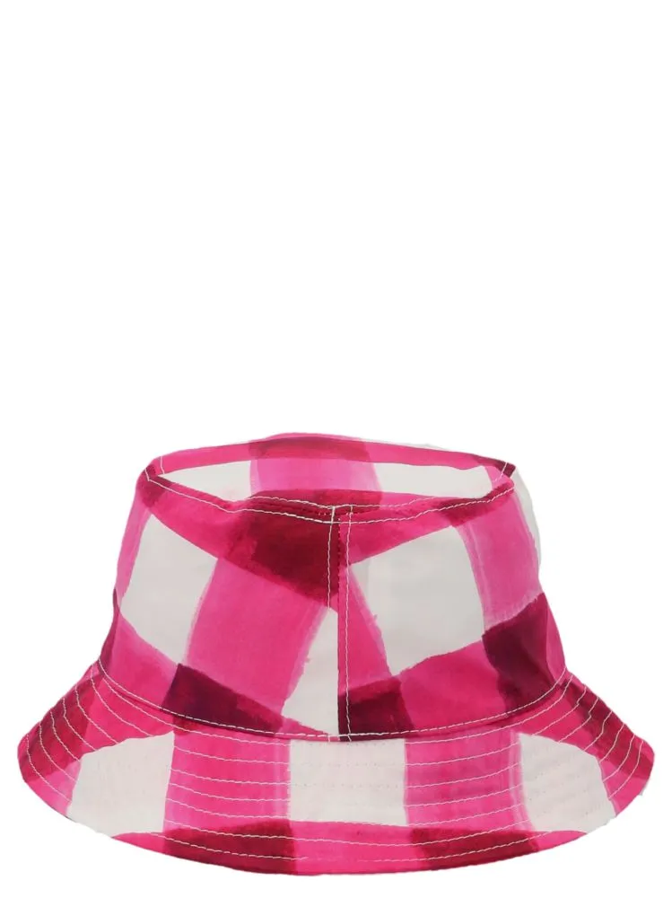 Gingham-Check Bucket Hat