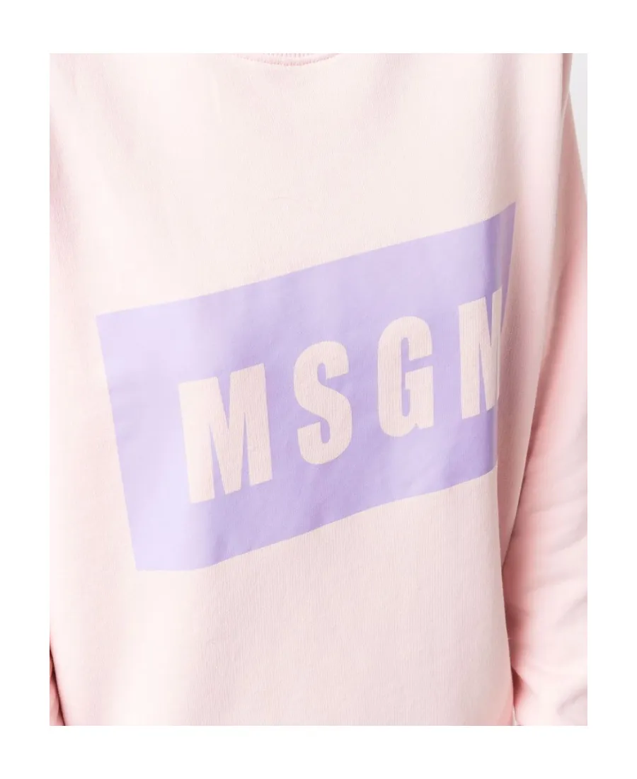 Logo-Print Crew Neck Sweatshirt