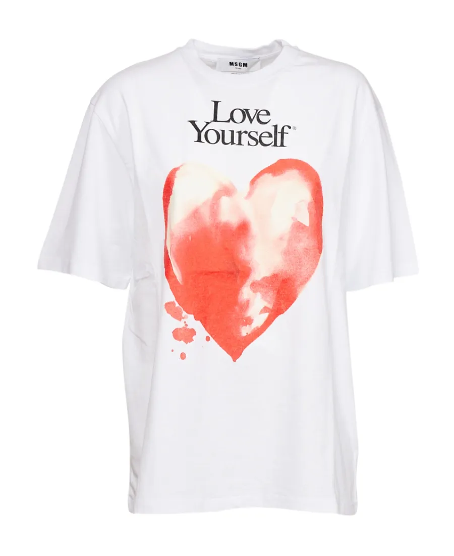 Heart Graphic Print T-Shirt